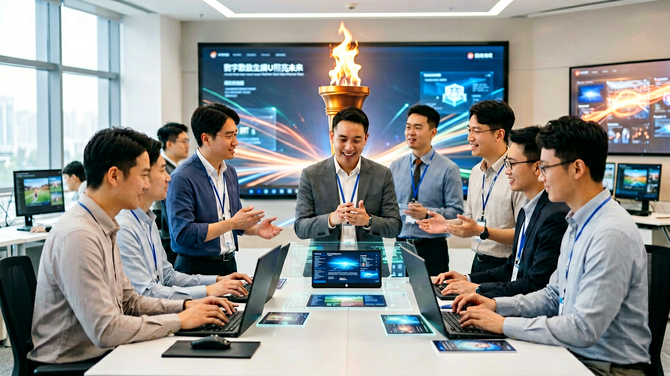 U8体育文化板块，呈现体育产业资源整合与赛事运营服务场景